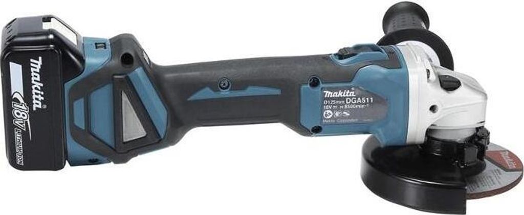 Makita DGA511RTJ - Uhlová brúska - akumulátorová - 125 mm - Obrázok produktu 21
