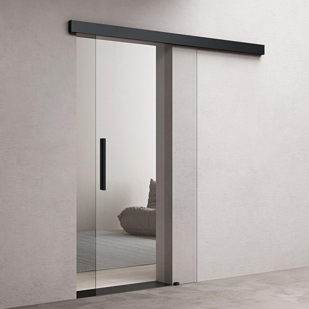 doporro Porte Coulissante en Verre pour L'intérieur 90cm x Image du produit 