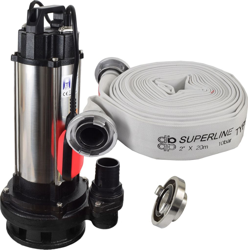 Agora-Tec® Bau-, Abwasser- und Schmutzwasserpumpe 1500W mit Produktbild 