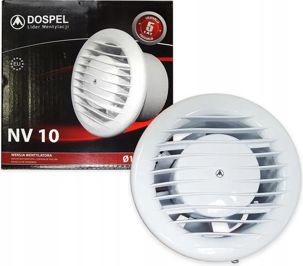 Ventilateur de plafond silencieux FI-100 NV10 Dospel blanc 100mm
