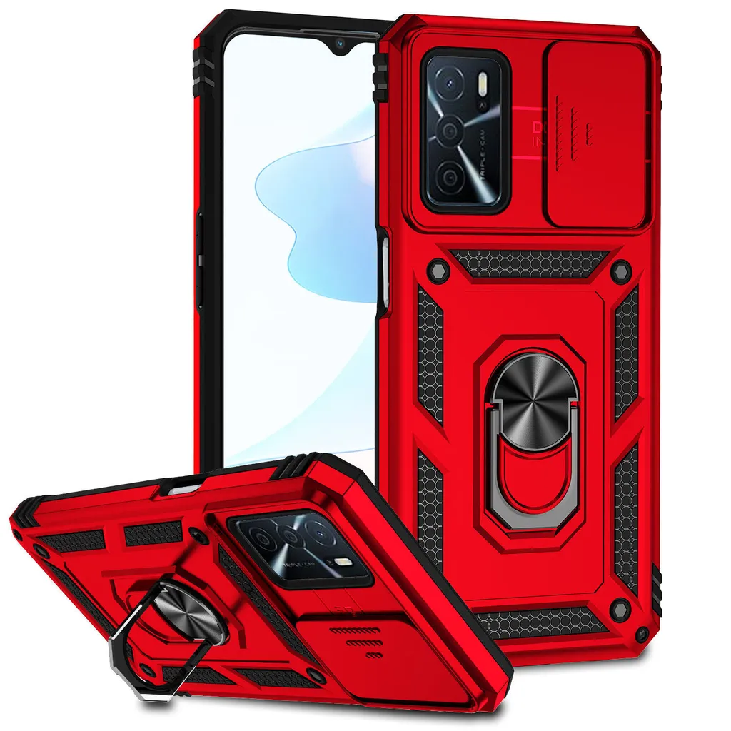 Custodia 3 In 1 Per OPPO A16S / A16 / A54S / A55 5G - Cover Ibrida Con Telaio Anteriore E Retro In Due Strati, Protezione Fotocamera, Ricarica Wireless - 4
