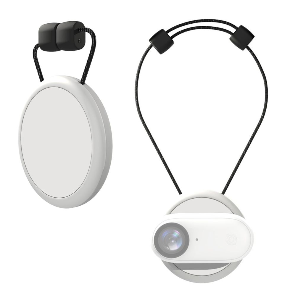 PULUZ PU889W Magnetische Sportkamera-Halshalterung, Halshalterung, Schnellverschluss mit Dichtung, kompatibel mit Insta360 Go 3
