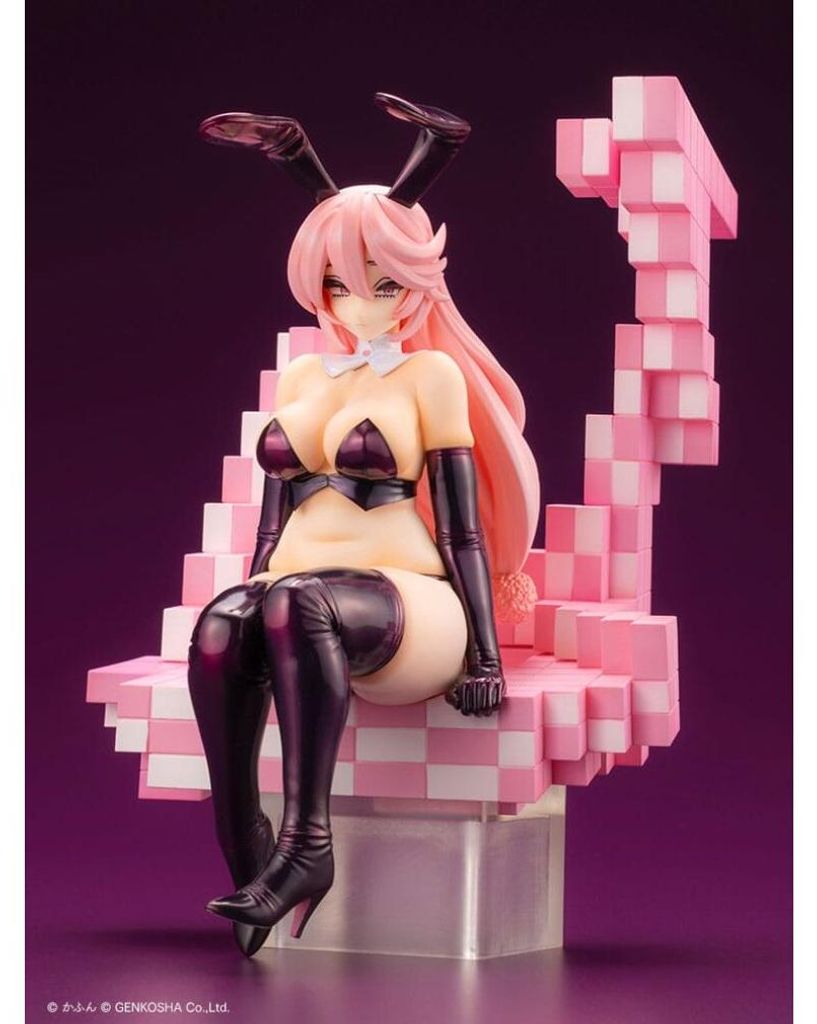 Original Character Trick Bunnies PVC Statue 1/7 Sitting Bunny Illustration by Kafun 24 cm