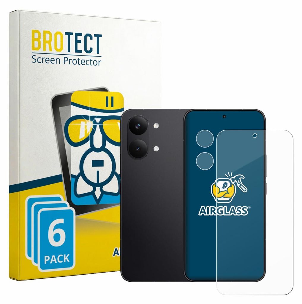6x BROTECT Schutzglas für Xiaomi Poco X8 Pro Max (Display+Kamera) Schutzfolie Panzer Folie Glas Display Schutz klar