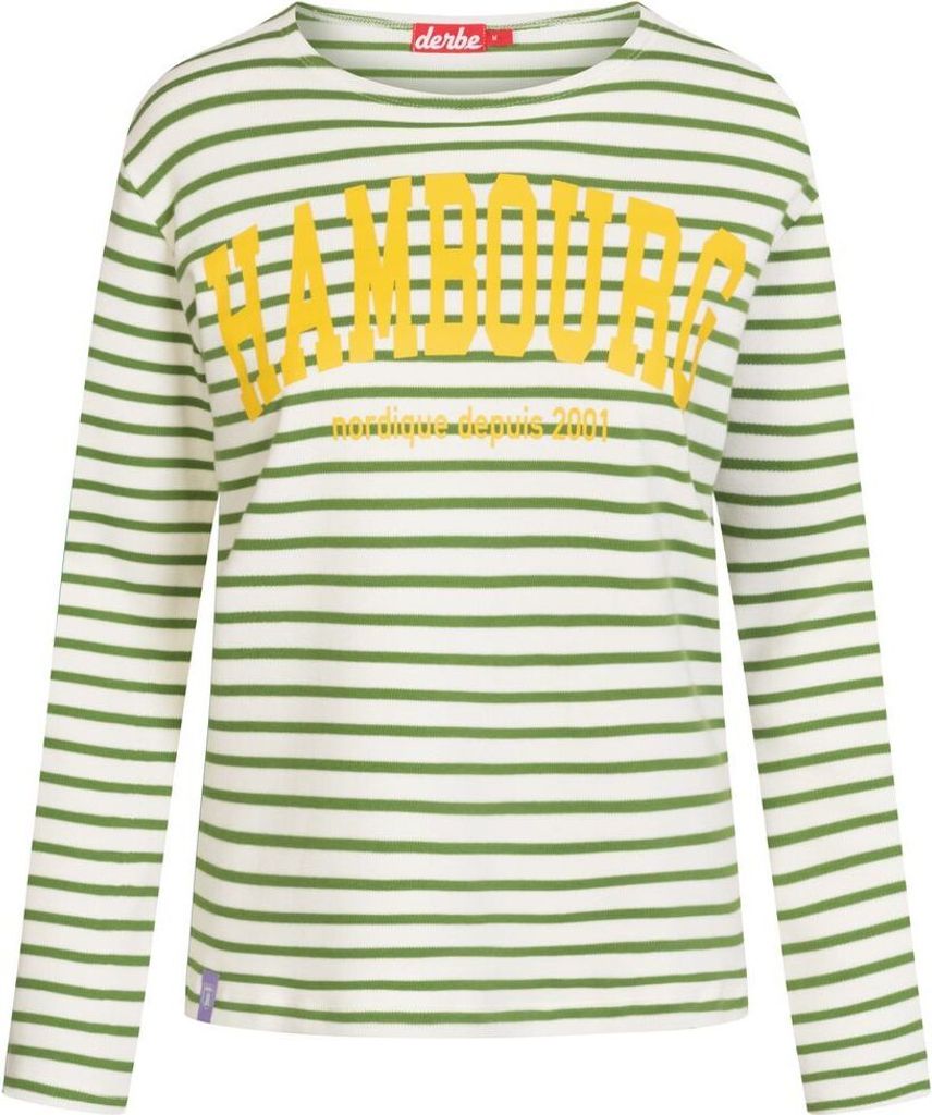 DERBE HAMBURG W-03-LS HAMBOURG STRIPED Damen Longsleeve