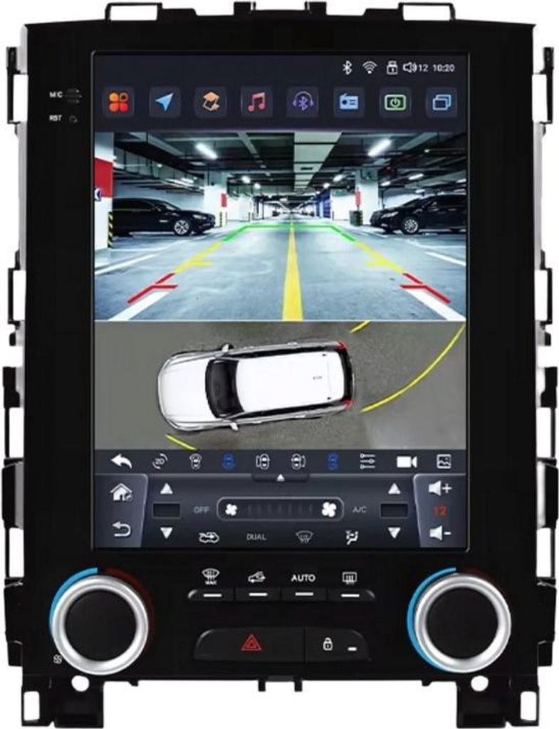 Autoradio mit Bluetooth und Kamera – CarPlay – Für Renault Megane 4, Samsung Koleos, SM6, Talisman (2017–2019) – Kompatibel mit Apple und ...