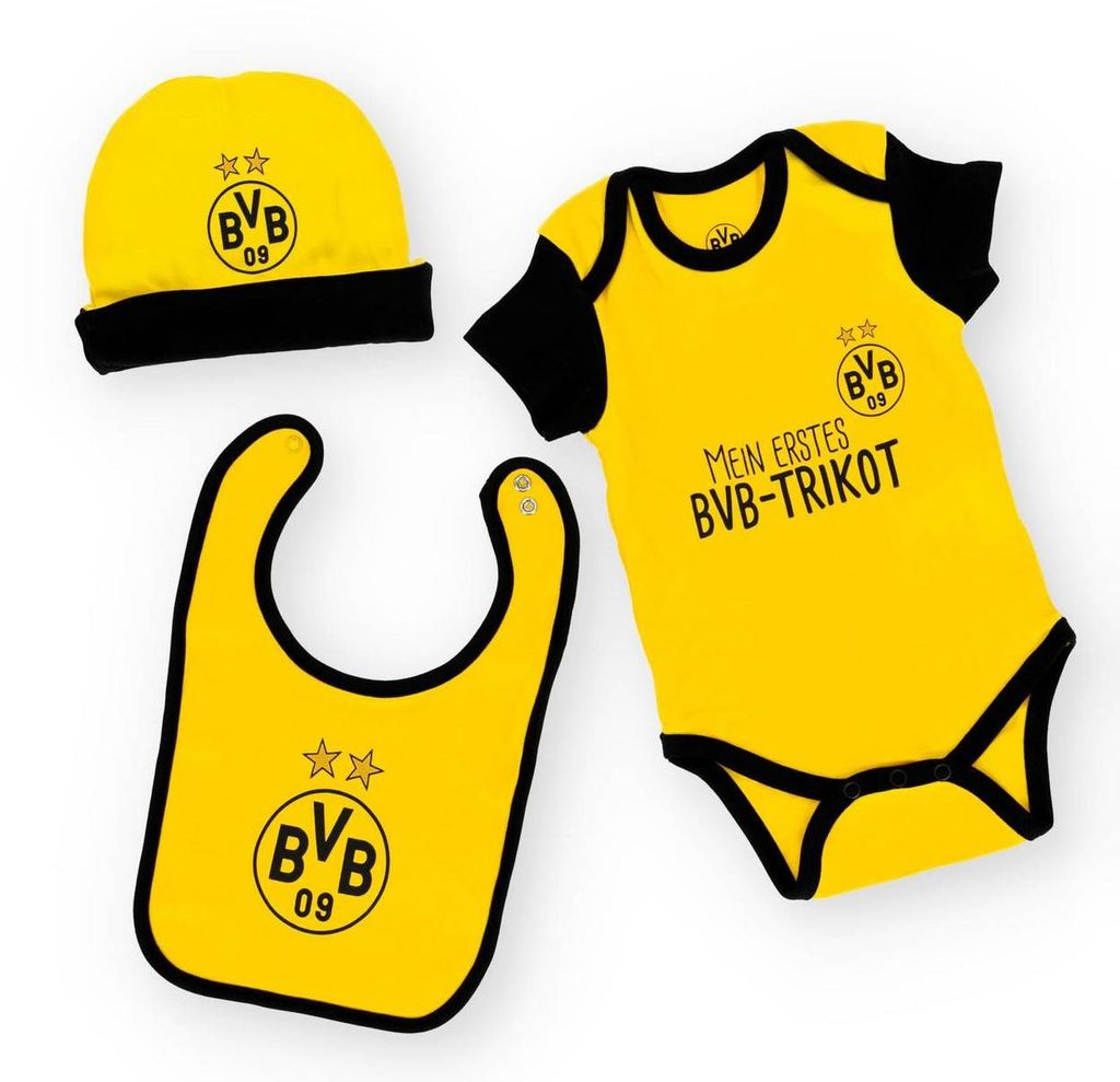 Borussia Dortmund BVB Baby Geschenkbox 3er-Set Produktbild 