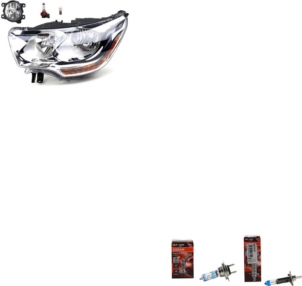 Johns, Scheinwerfer + Osram Night Breaker Laser passend für Citroen C4 11/09-12/14 Li 00006208S1 6208S1 9687308280 9803112680 00006208Q3 6208Q3 SU...