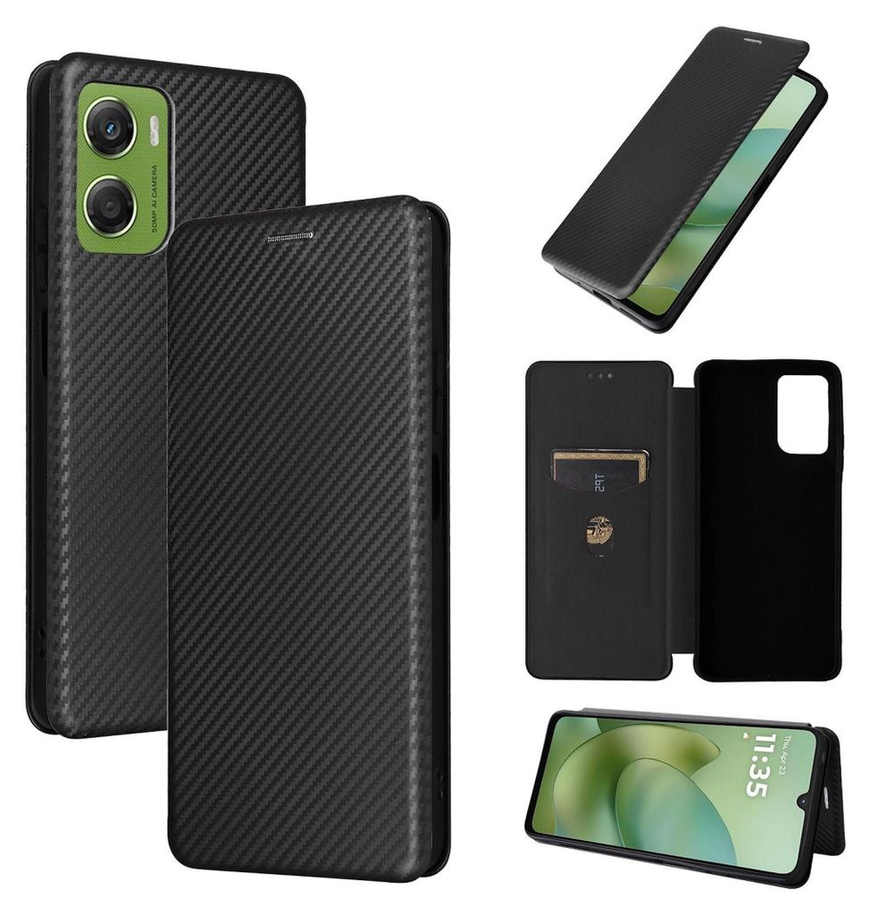 Handyhülle Kunstleder für Motorola Moto G06 4G G06 Power 4G Produktbild 
