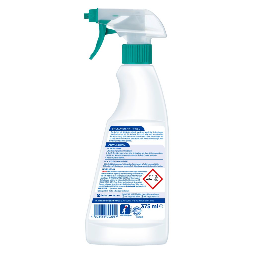 Dr.Beckmann Backofen Aktiv-Gel Spray 375ml Produktbild 4