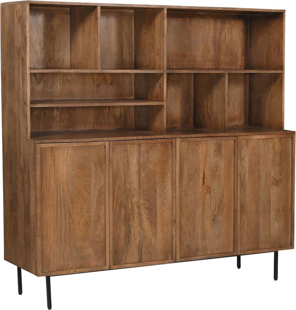 Highboard Elan aus Mangoholz 180cm - Braun