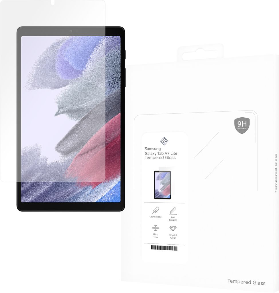 Schutzfolie Samsung Galaxy Tab A7 Lite - Panzerglas - Cazy - Transparant