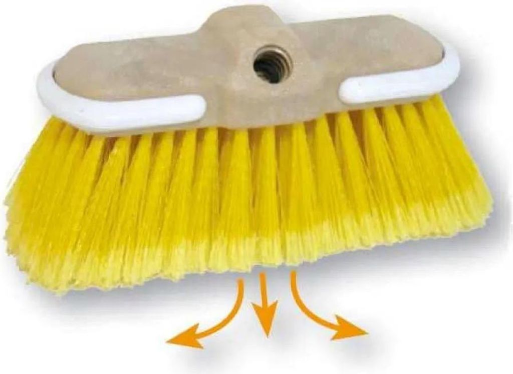 Lalizas Bootswaschbürste Mit Durchfluss Grün Medium Bristle Grün Medium Bristle