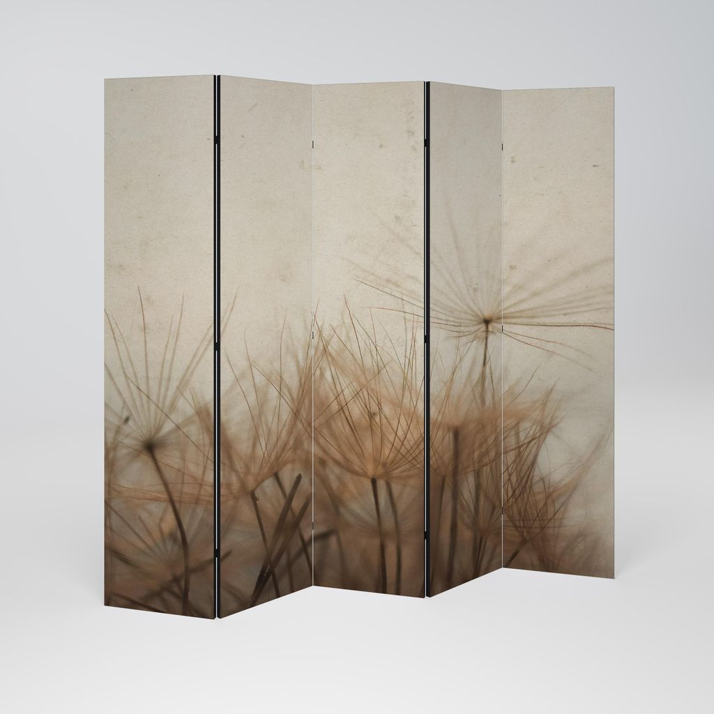 SpaceRebels Paravent Raumteiler - 5-teilig Raumtrenner, Druck 2-Seite - Raumtrenner - Trennwand Wohnung - Room Divider - Spanische Wand Deko Modern...