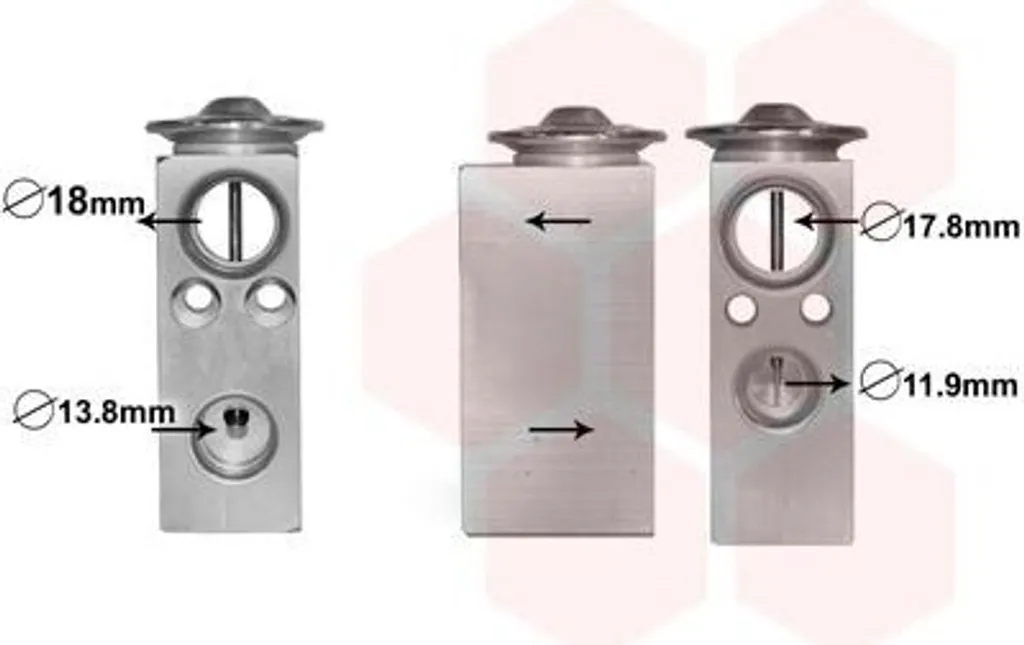Valve d'expansion de clim adaptable Mercedes-Benz avec kit complet