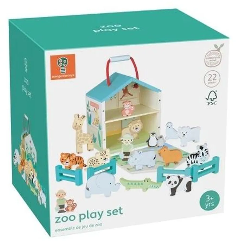Jeu magnétique Le Zoo pour développer la motricité fine Orange Tree Toys