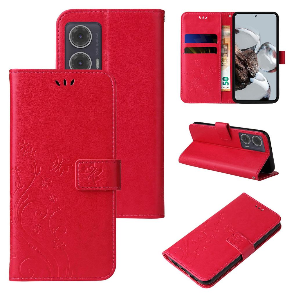 Handyhülle für Motorola Moto G35 5G Floral Blumen Produktbild 