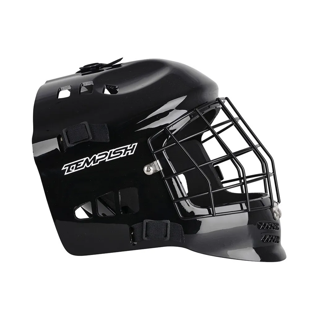 Masque floorball Tempish Hector Jr SR robuste et réglable en noir - 9
