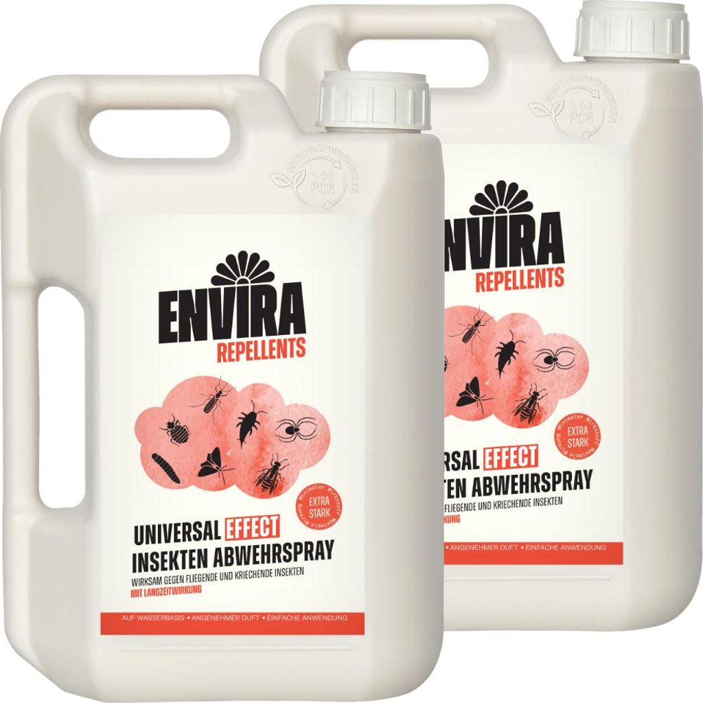 Envira Universal Effect Insekten Abwehrspray im Doppelpack 2x2L