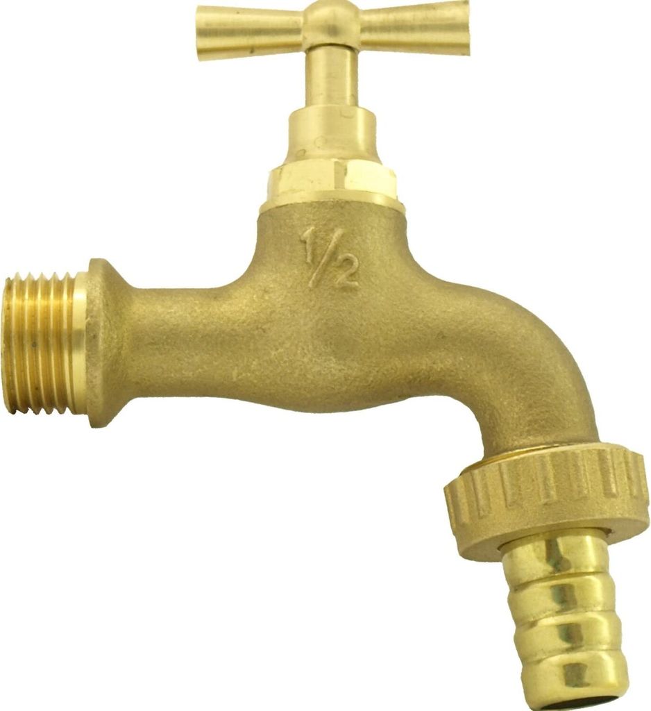 1/2" Hahn Auslaufhahn Schlauchhahn Gartenhahn Auslaufventil Ventil DD207