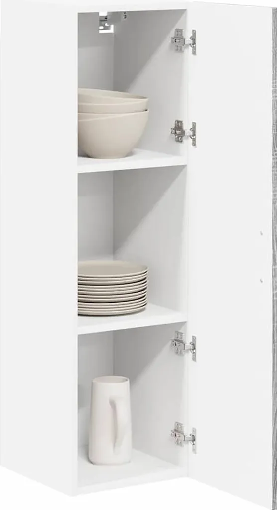 VidaXL Mobile Cucina Grigio Sonoma 30x31x100 cm | Dispensa Salvaspazio - 3