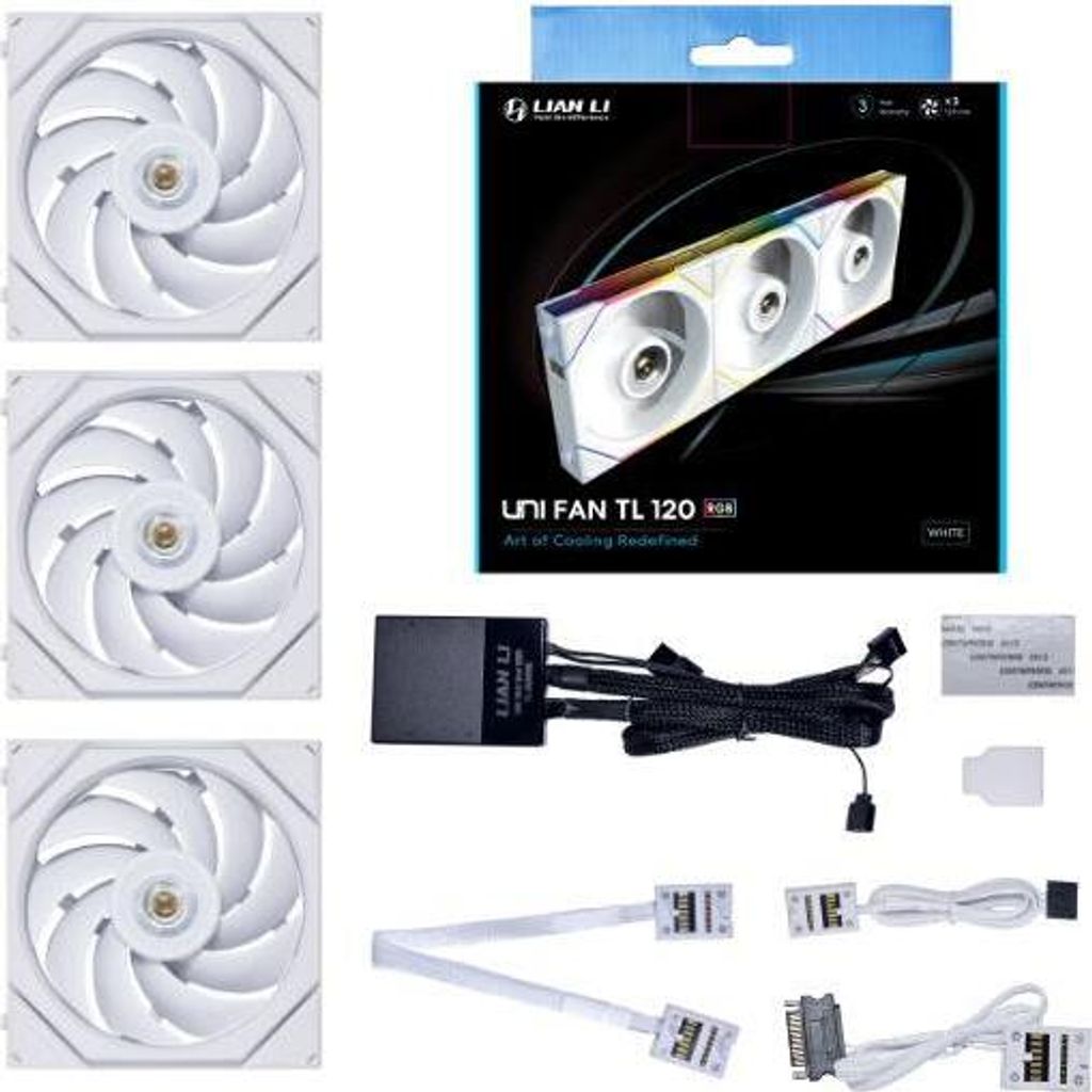 Lian Li UNI FAN TL120, Gehäuselüfter, (3er Pack inkl. Controller)