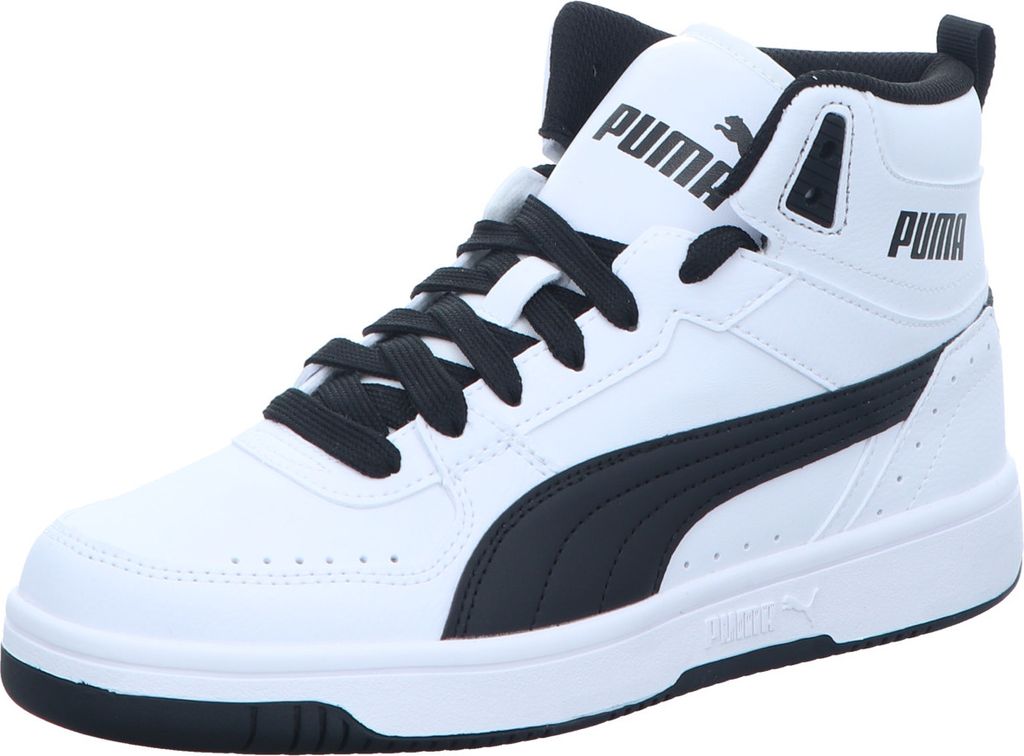 Puma Damen-High-Top-Sneaker Puma Rebound Weiß, Farbe:weiß, UK Größe:7