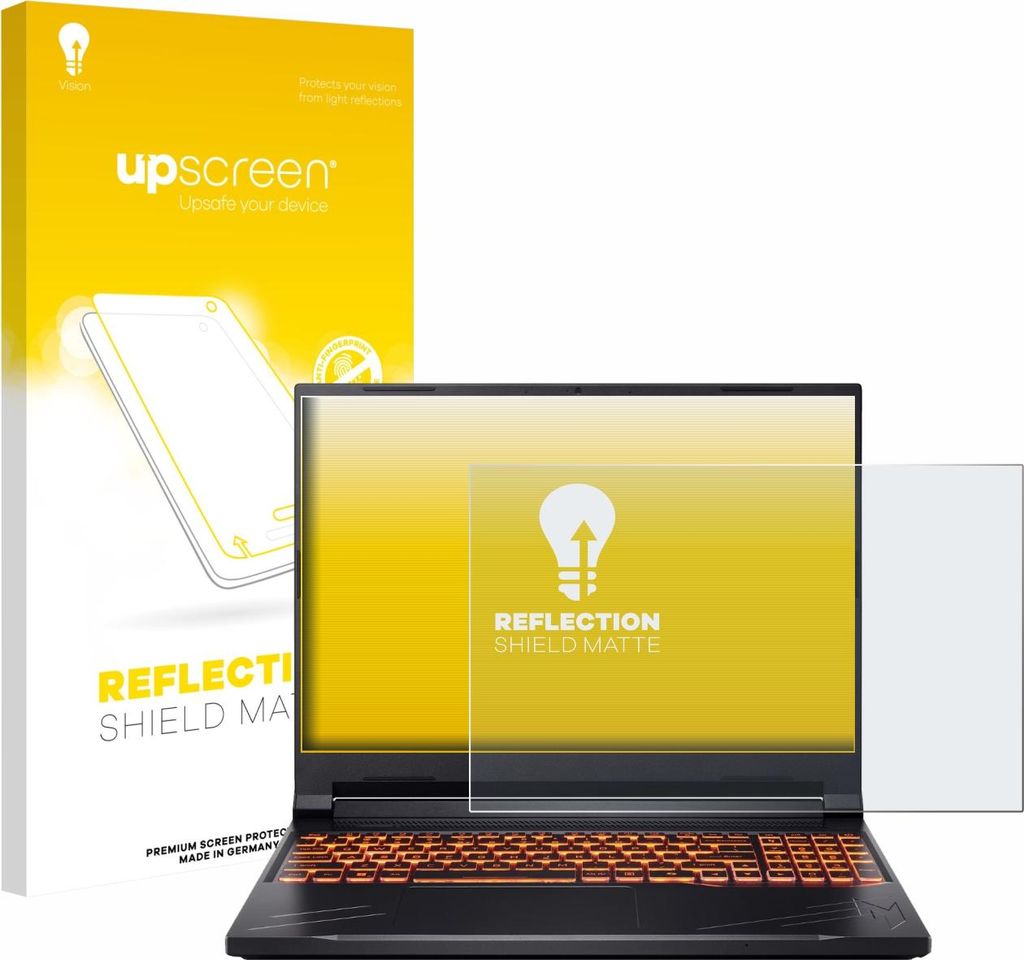 upscreen Schutzfolie für Acer Nitro V 16 Displayschutz Displayschutzfolie Folie Matt Entspiegelungsfolie