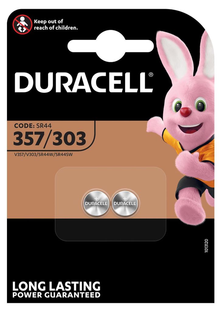 Duracell 303/357, Jednorazowa bateria, SR44, Zdjęcie produktu 