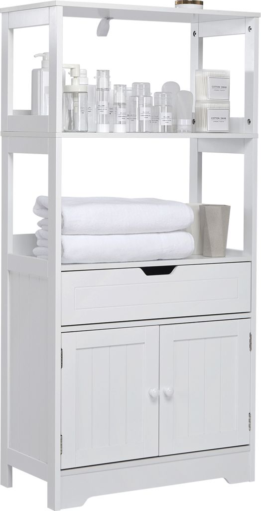Mondeer Hochschrank Badschrank mit Schublade 60 x 30 x Produktbild 