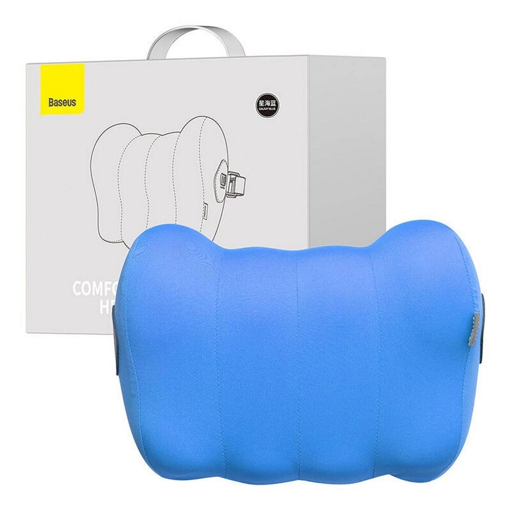 Baseus ComfortRide Series Silk Poduszka na plecy, niebieska Zdjęcie produktu 