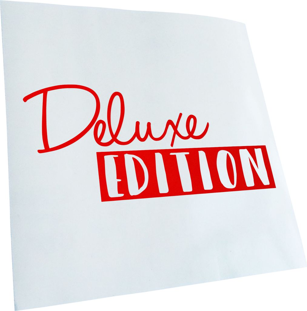 Kiwistar - Autoaufkleber - Deluxe Edition - Rot - 40x18cm - Aufkleber für Auto, Laptop, Fahrrad, LKW, Motorrad mehrfarbig JDM Decal Racing