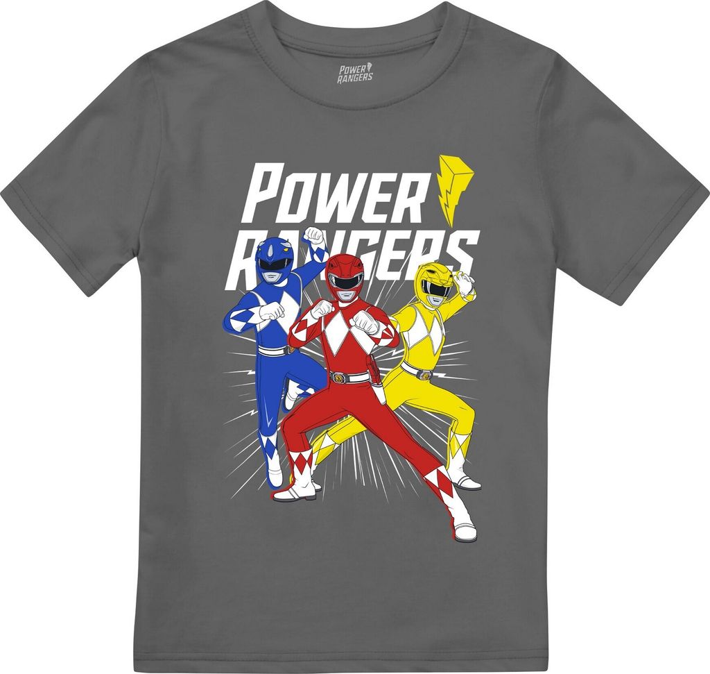 Power Rangers - T-Shirt für Jungen TV2449 (116) (Holzkohle)