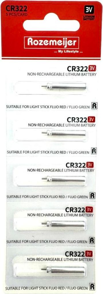 Rozemeijer CR322 Lithium Battery Pack 5st. (non-rechargeable)