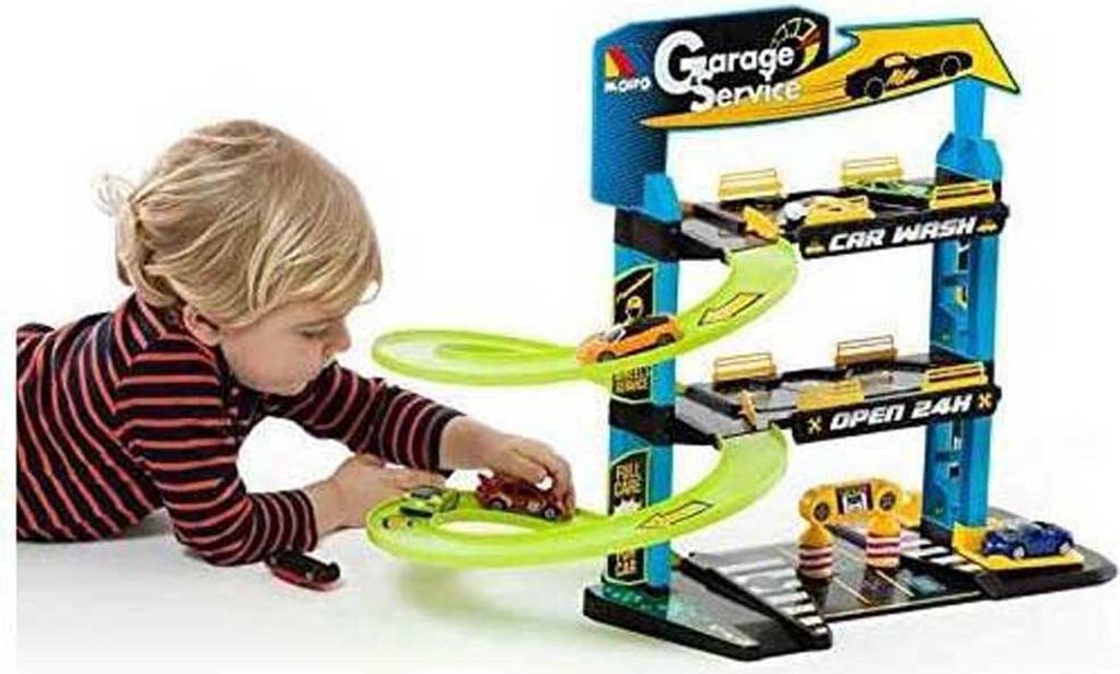 Molto- Garage Service Spielzeugparkplatz mit 3 Etagen, Sonstiges (17401) MOLTO