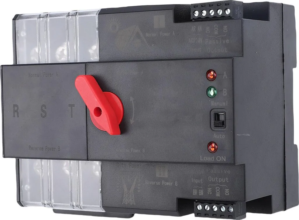 Inverseur de source automatique ATS 100A triphasé avec protection