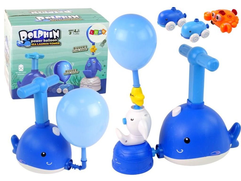 Leantoys Ballon-Delfin-Werfer Aerodynamisches Auto