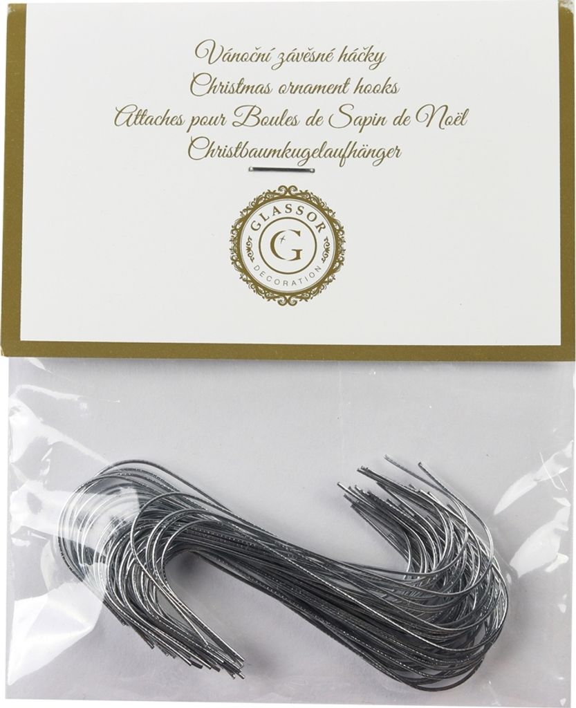 Christbaumschmuck Haken zum Aufhängen von Christbaumkugeln, ca. 50 Stück