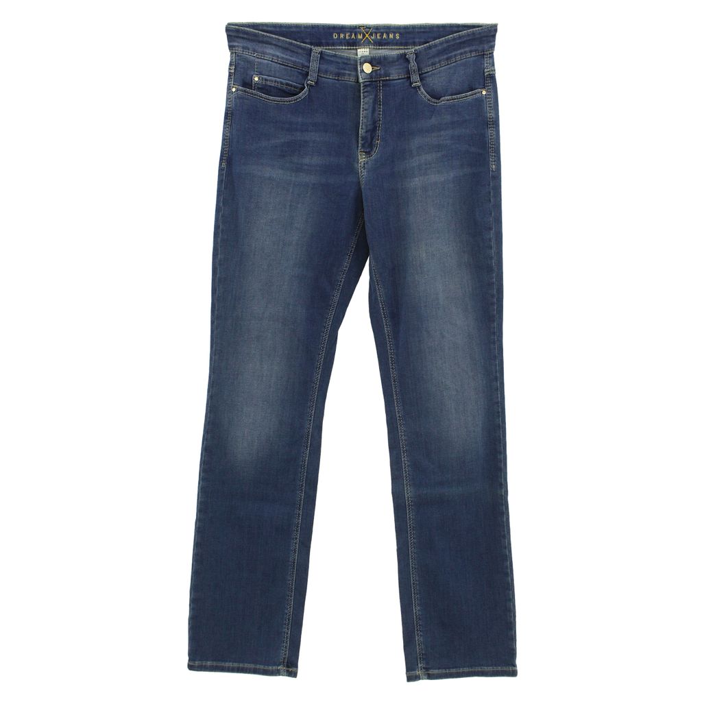 30637 Mac Jeans, Dream, Damen Jeans Hose, Superstretch, midblue, D 40 W 30 L 32