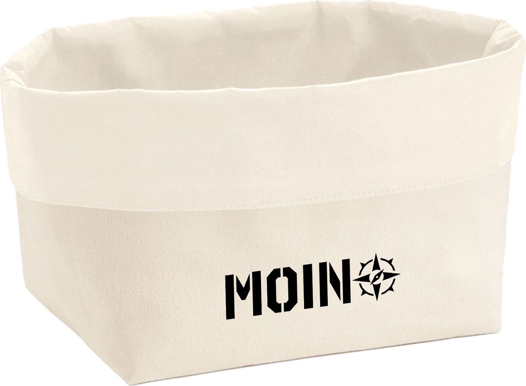 Huuraa Organizer Moin Kompass 8 Liter Large Canvas Baumwolle Utensilo Geschenkidee