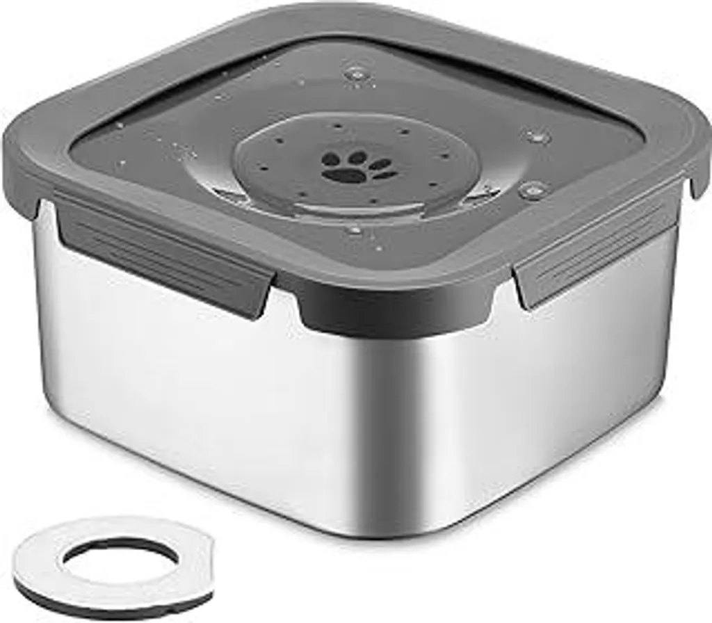 Ciotola Viaggio e Casa PETTOM 4,5L: Acciaio Inox Anti-Versamento