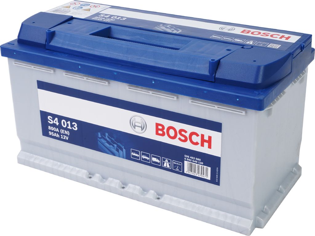 Bosch S4, 95 Ah, 12 V, 800 A, Auto, B13, Modrá, Biela Obrázok produktu 