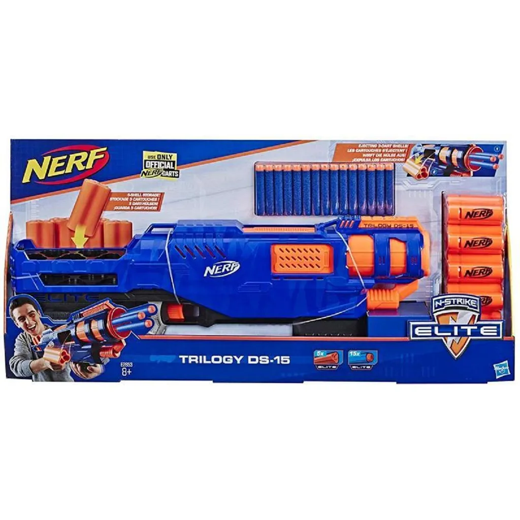Nerf N-Strike Elite Trilogy DS-15 : Blaster avec Éjection de Douilles