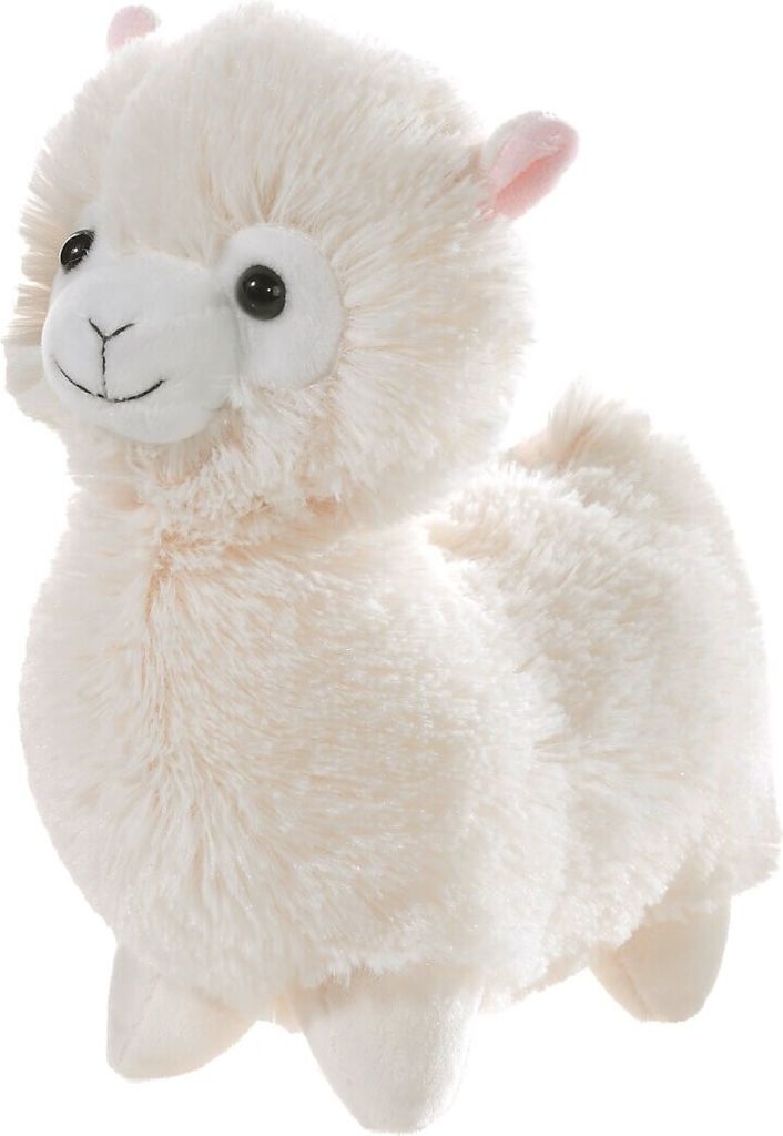 Heunec Peluche Lama – Doux Et Moelleux – Tendance 2018 – Couleur Coquille D'Œuf – Yeux Boutons – 100% Polyester