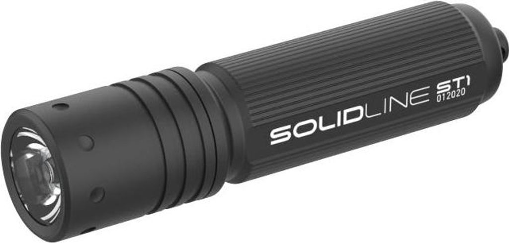 Solidline ST1 Taschenlampe schwarz, bis zu 100 Lumen, 35m Produktbild 