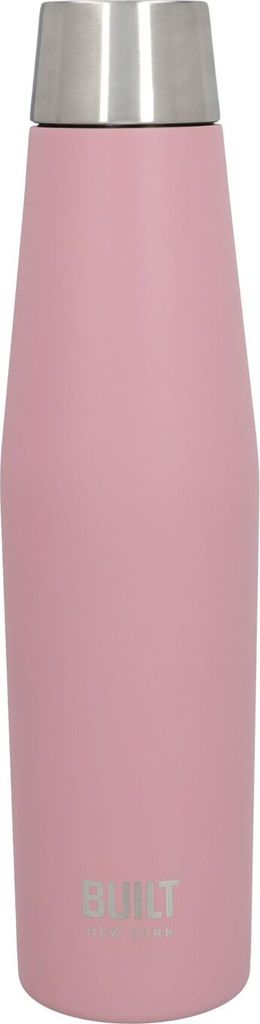 Doppelwandige Thermoskanne, 0,54 Liter, Hellrosa - BUILT New York | Perfect Seal