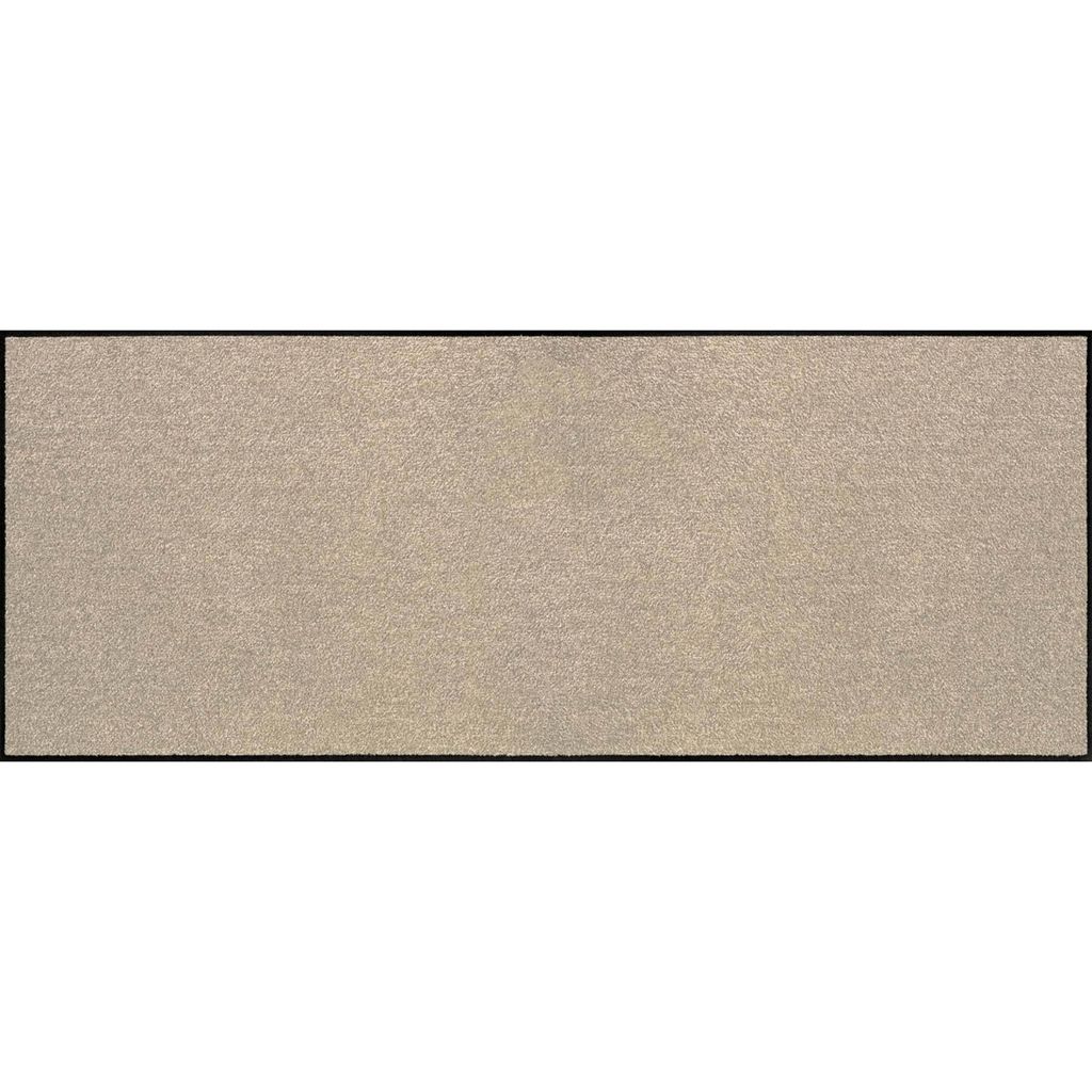 Salonloewe Monochrome UNI SAND Fußmatte Wohnmatte in vielen Größen