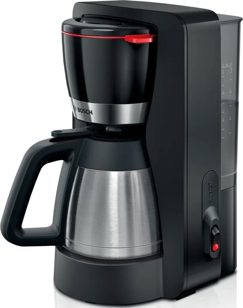 Machine à Café Bosch TKA5M253 avec Verseuse Thermo 12 Tasses Noire
