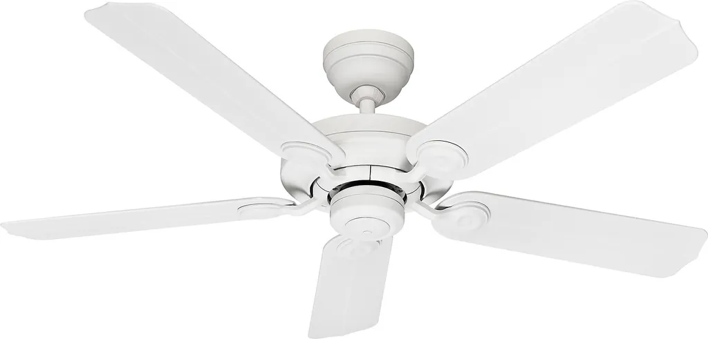 Ventilateur de plafond pour terrasse Outdoor Elements II Blanc 132 cm