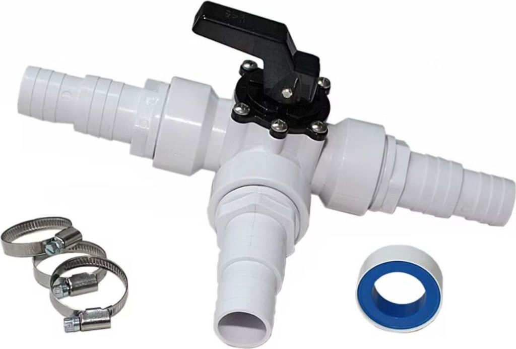 3-Wege Solarschieber 1 1/2" IG Bypass Adapter Set Produktbild 